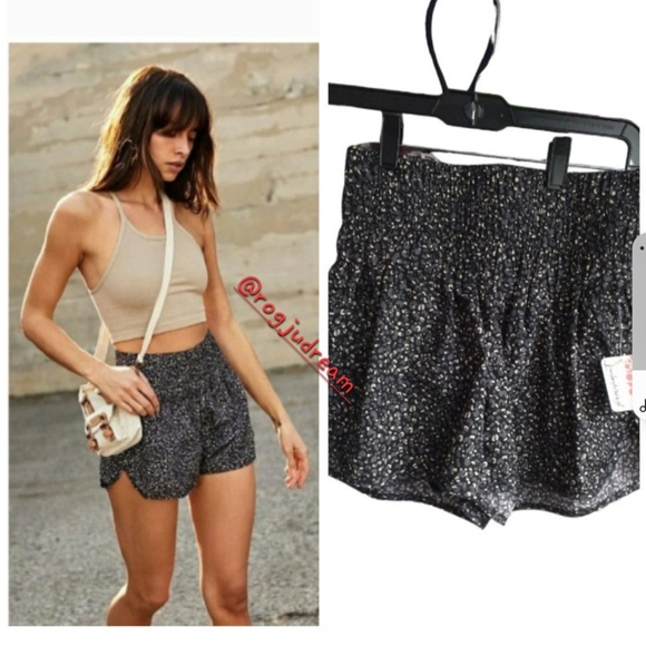 NEW WITH TAGS Free People Short Leopard Combo NWT - Picture 1 of 9